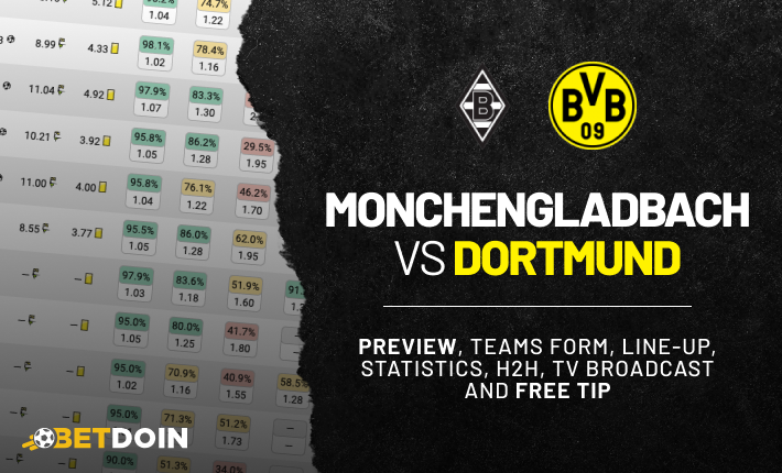 Mönchengladbach vs Dortmund: Preview, Free tip & Prediction