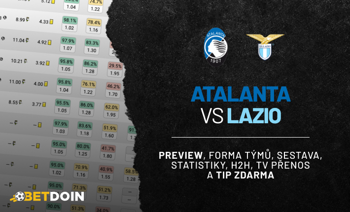 Atalanta vs Lazio: Preview, tip zdarma a statistiky