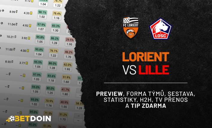 Lorient vs Lille: Preview, tip zdarma a statistiky