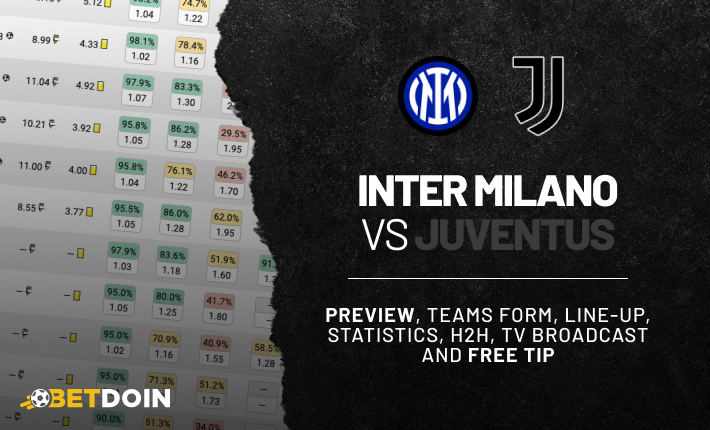 Inter vs Juventus: preview, free tip and statistics