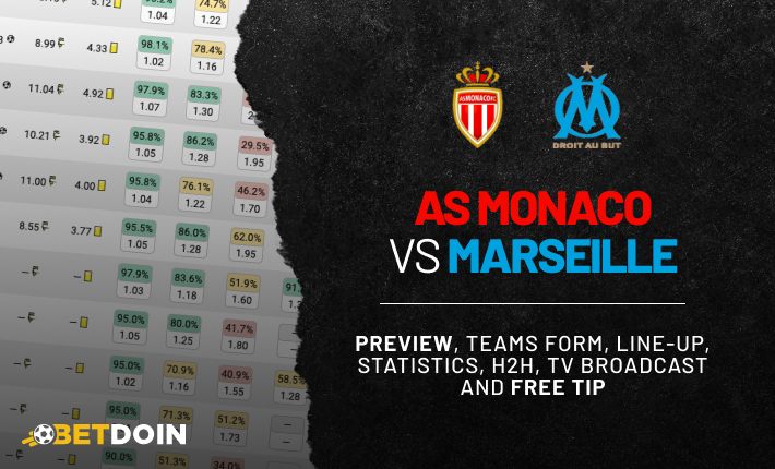 Monaco vs Marseille: Preview, Free tip & Prediction