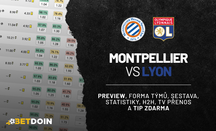 Montpellier vs Lyon: Preview, tip zdarma a statistiky