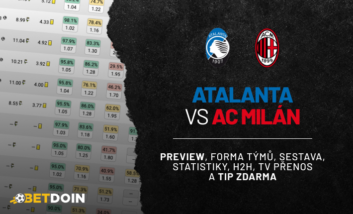 Atalanta vs Ac Milan: Preview, tip zdarma a statistiky