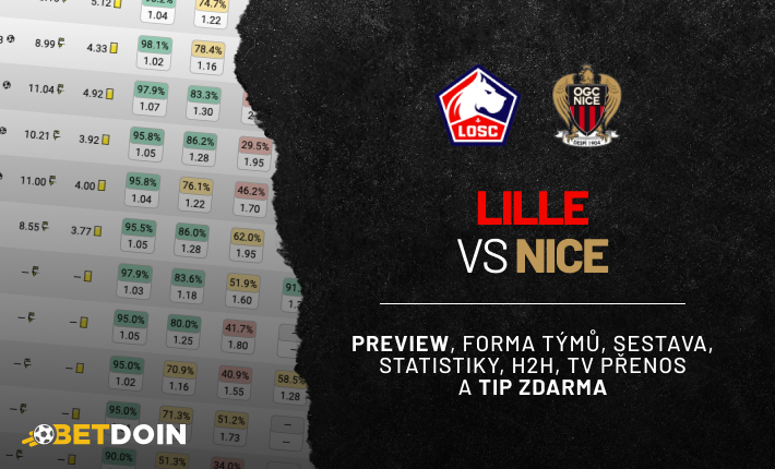 Lille vs Nice: Preview, tip zdarma a statistiky