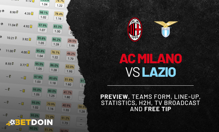 Ac Milan vs Lazio: Preview, free tip and statistics