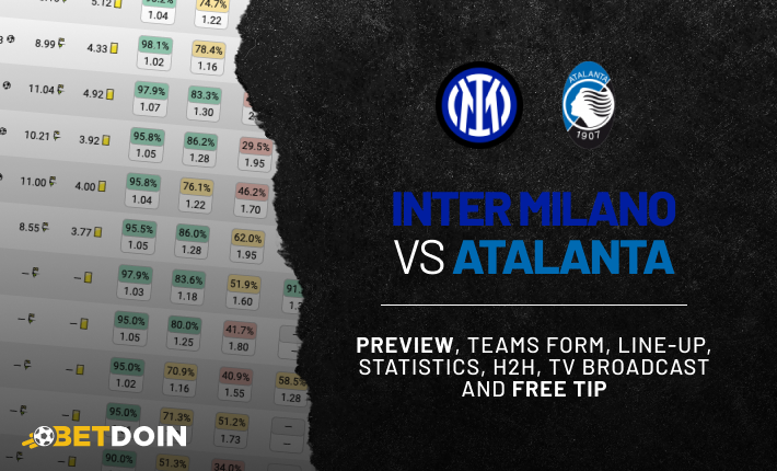 Inter vs Atalanta: preview, free tip and statistics