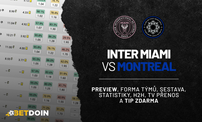 Inter Miami vs CF Montreal: Preview, tip zdarma a statistiky