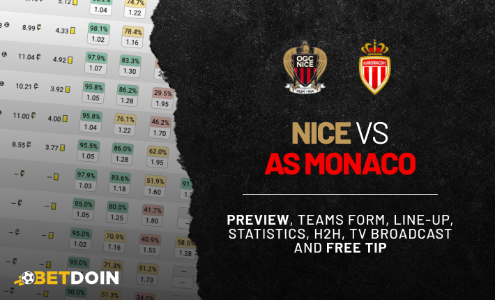 Nice vs Monaco: Preview, Free tip & Prediction