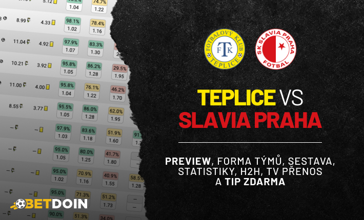 Teplice vs Slavia Praha: Preview, tip zdarma a statistiky