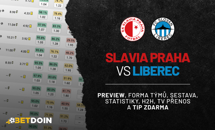 Slavia vs Liberec: Preview, tip zdarma a statistiky