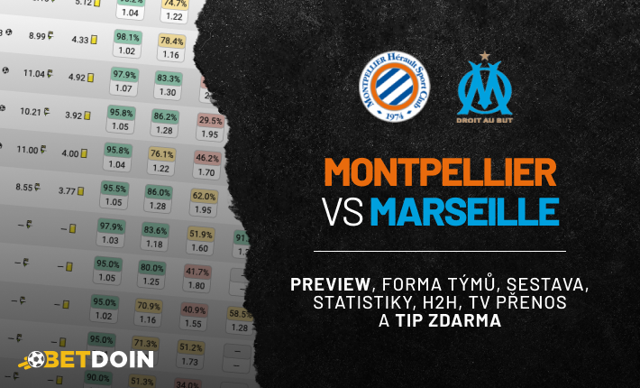 Montpellier vs Marseille: Preview, tip zdarma a statistiky