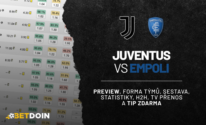 Juventus vs Empoli: Preview, tip zdarma a statistiky