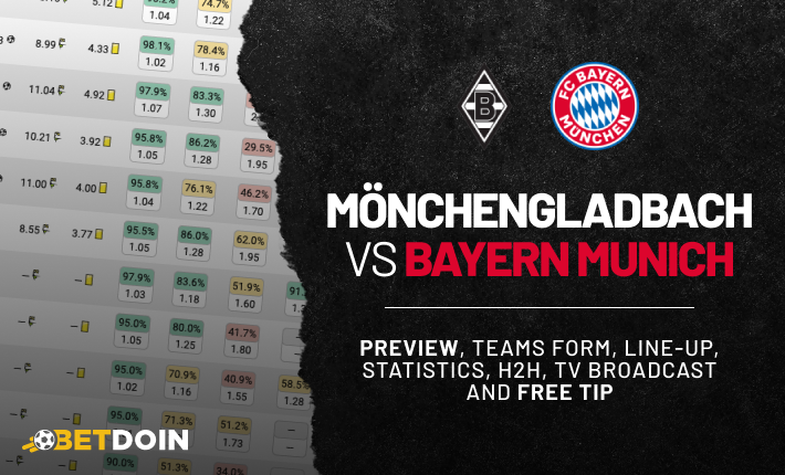 Monchengladbach vs Bayern: Preview, Free Tip & Prediction