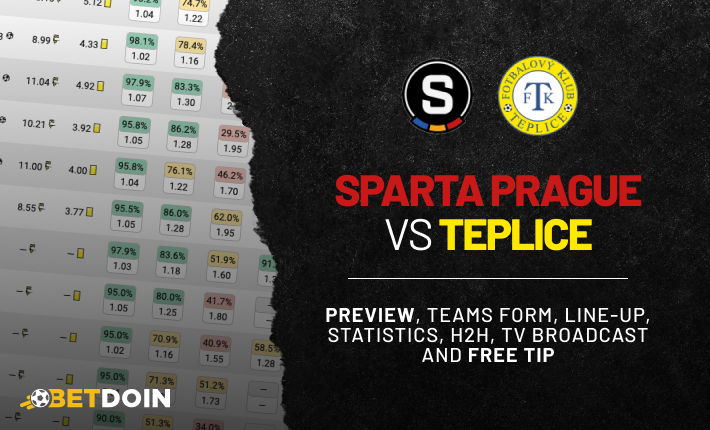 Sparta vs Teplice: Preview, Free tip & Prediction